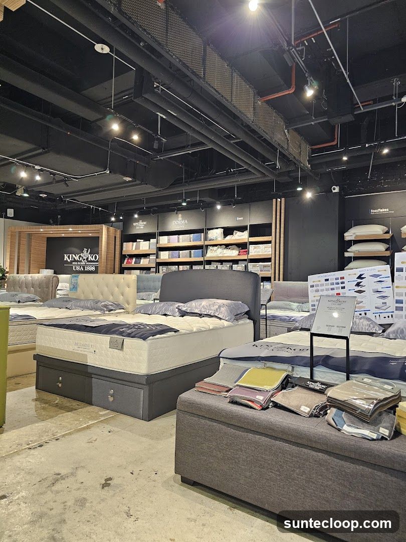 Mattress Store Interior