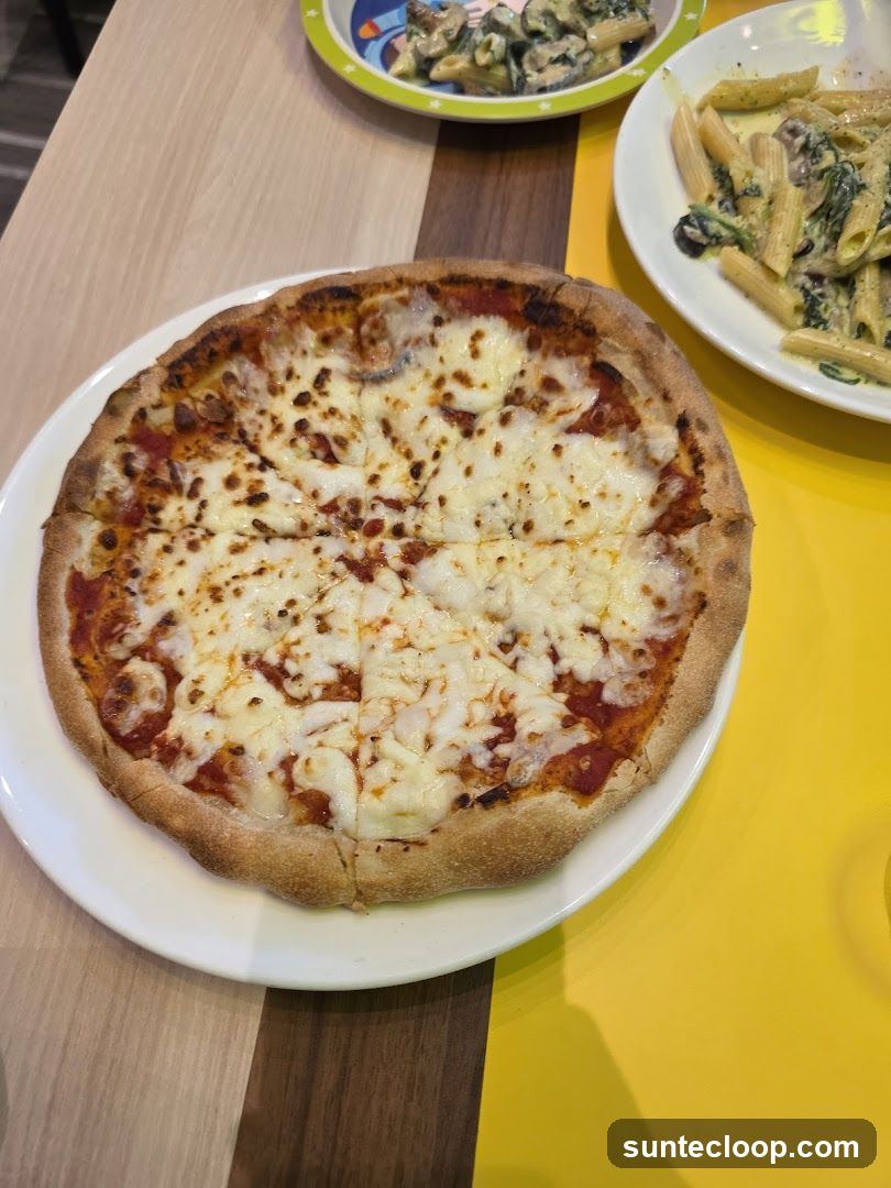 Pizza and Pasta Dishes