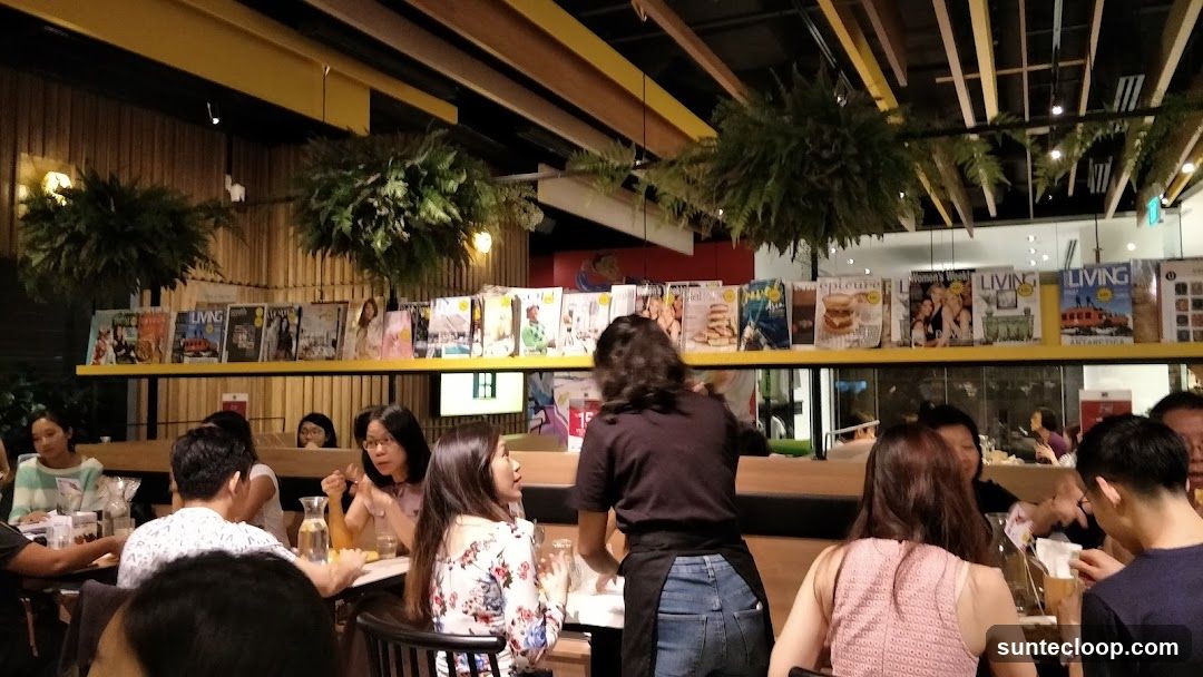 Restaurant Interior with Magazines