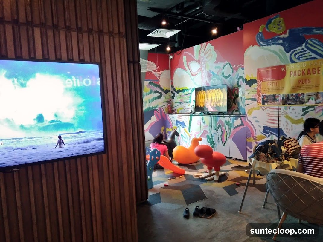 Play Area with Colorful Murals