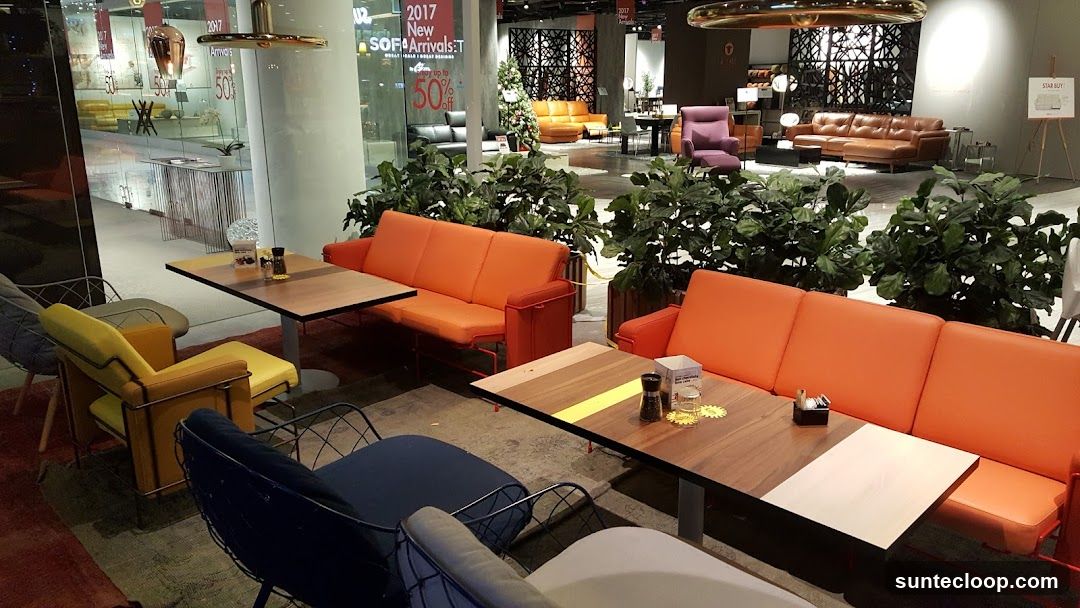 Modern Furniture Showroom with Seating Area