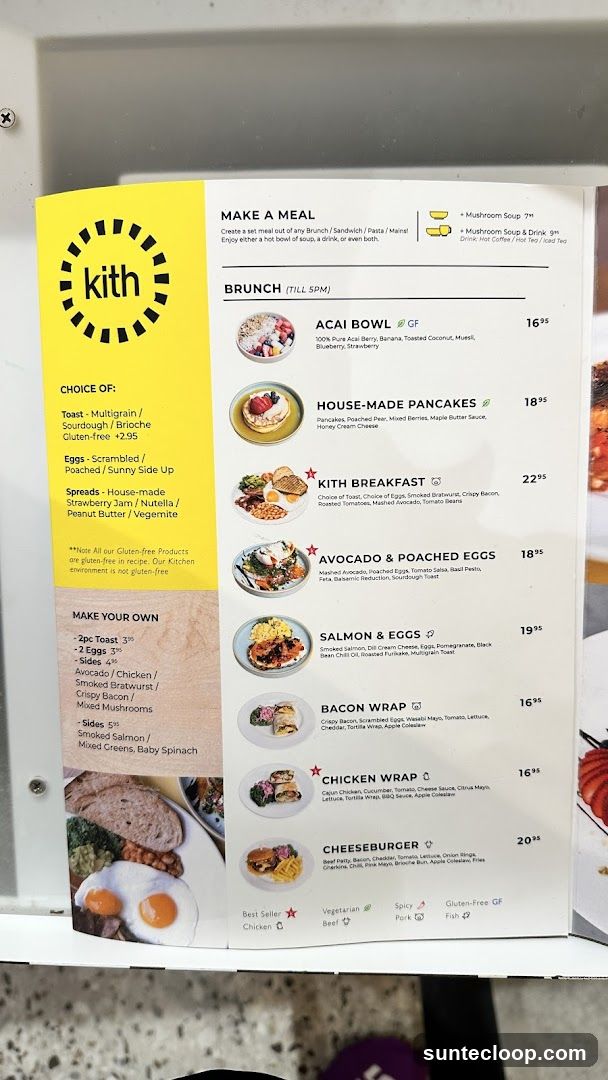 Kith Menu