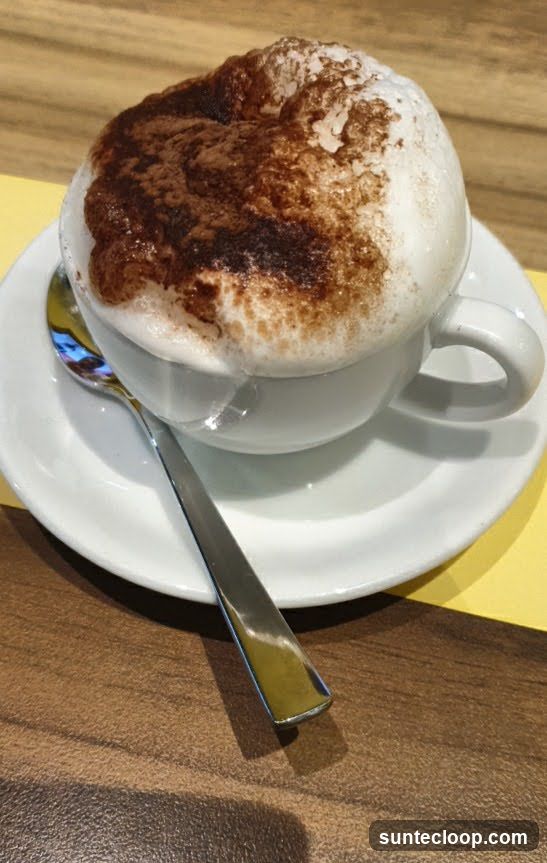 Cappuccino with Cocoa Powder