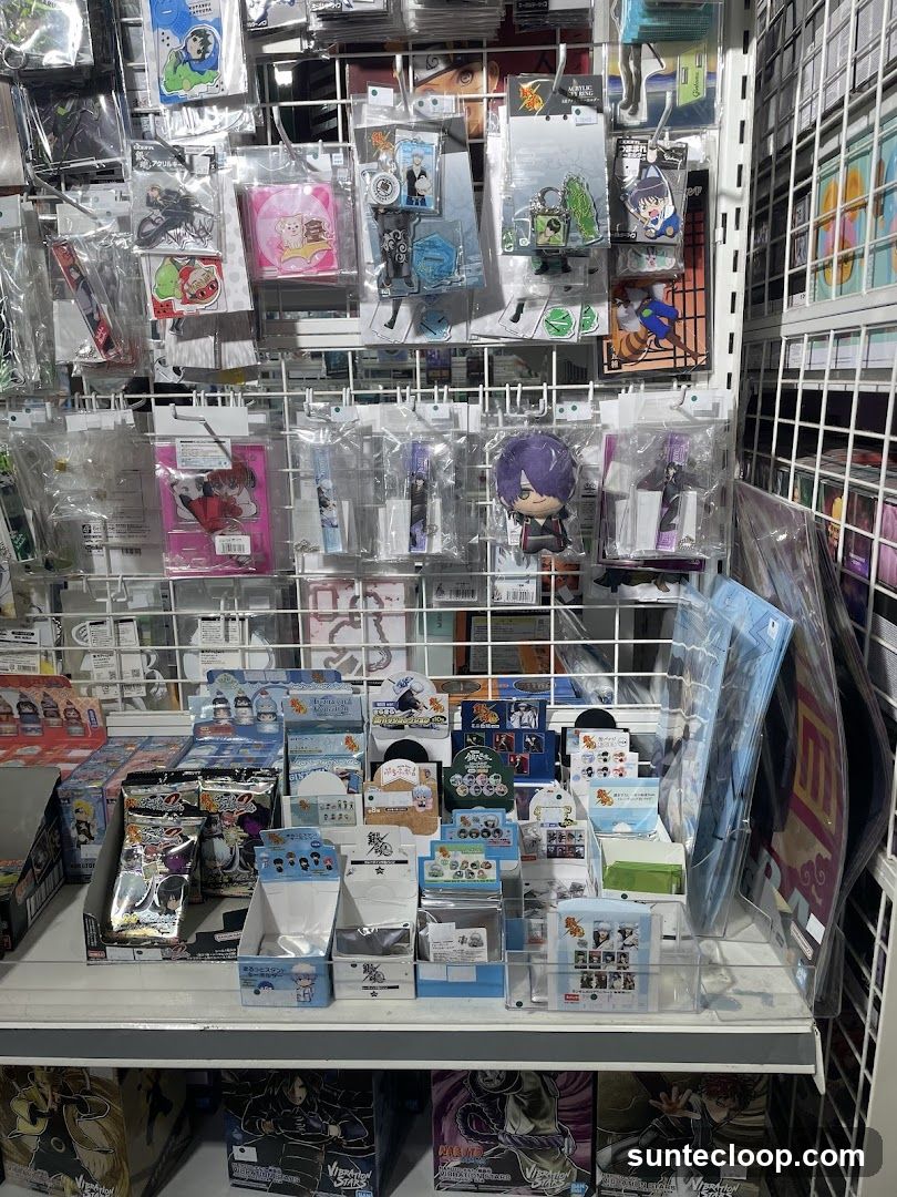 Anime Merchandise Display