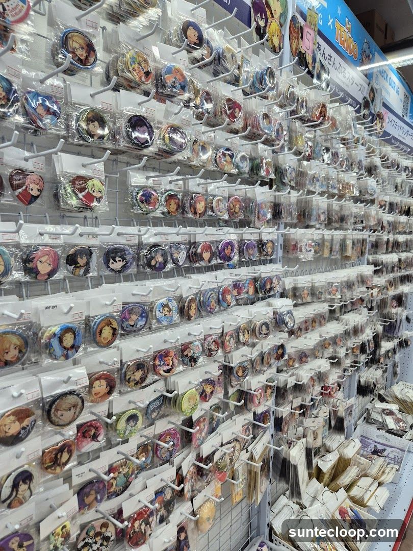 Anime Merchandise Display