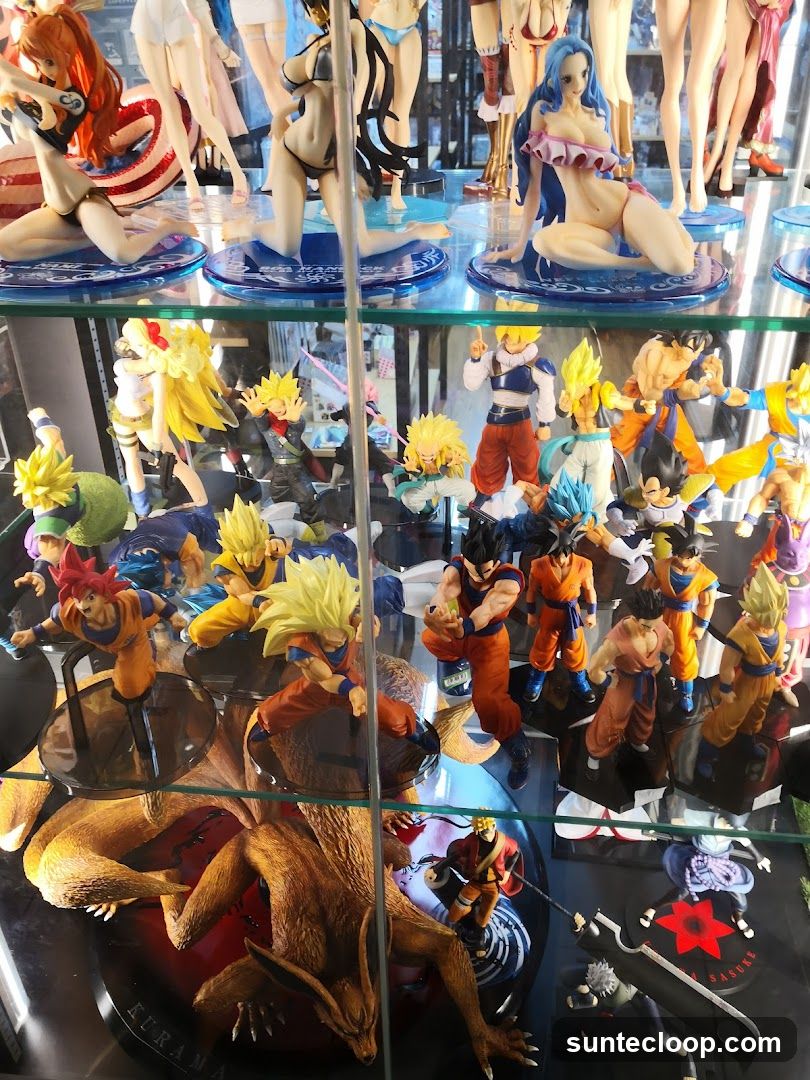 Anime Figurines Display