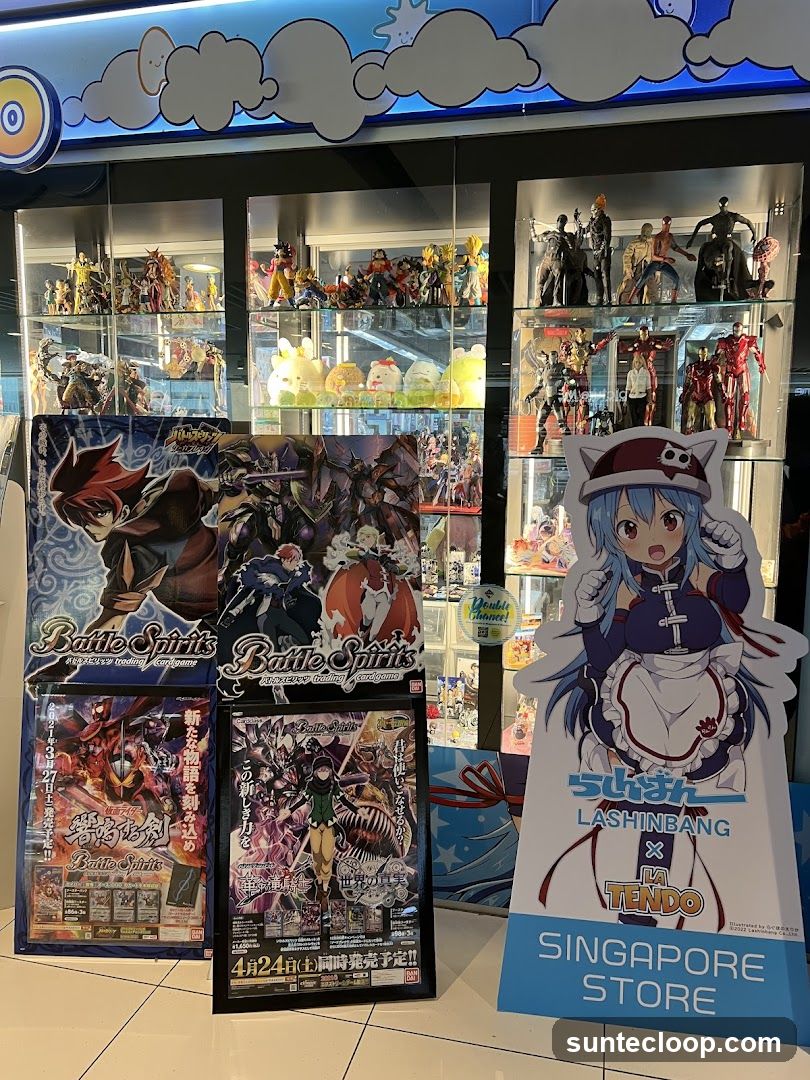 Anime Merchandise Store Display