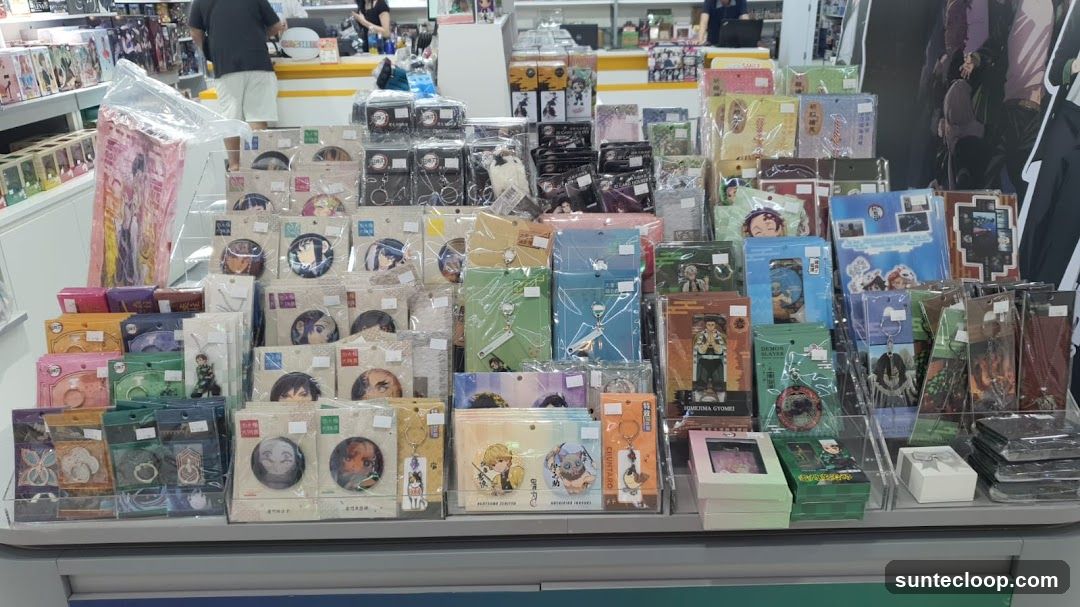 Anime Merchandise Display