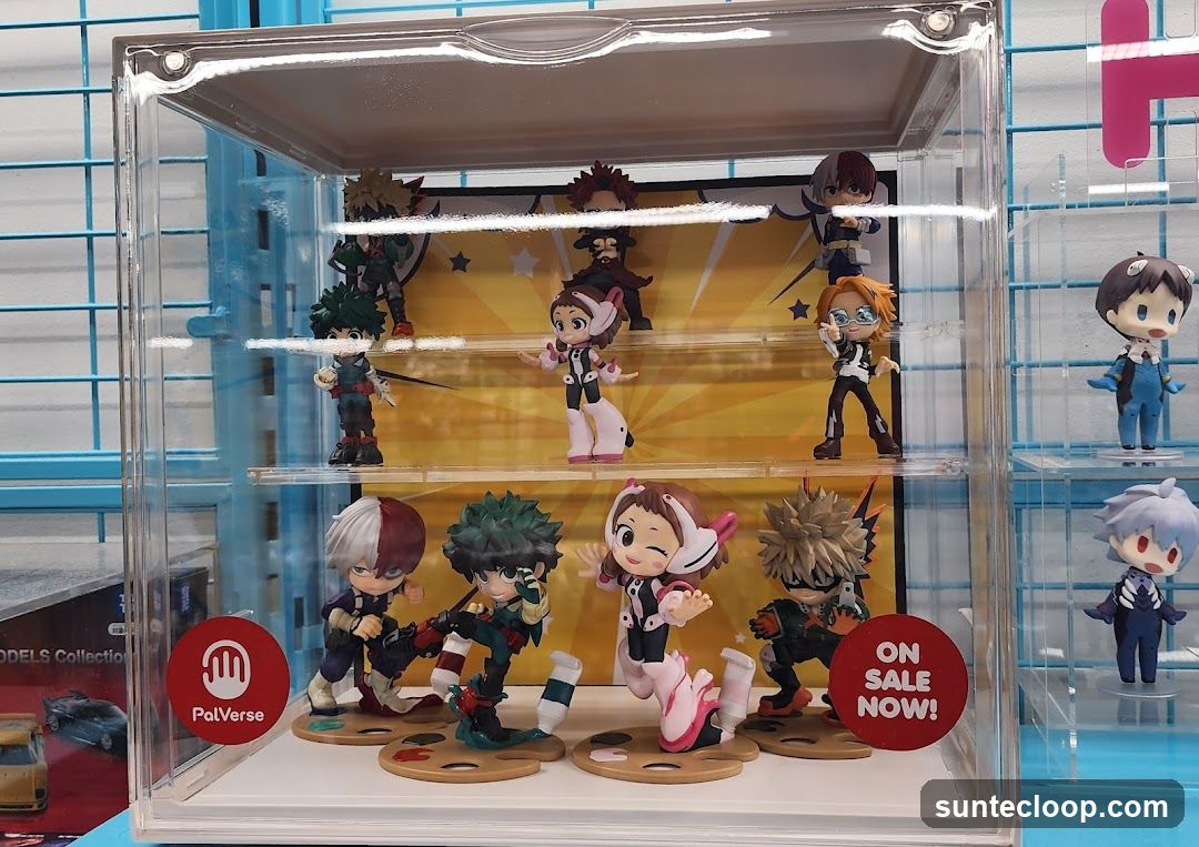 Anime Figurines Display