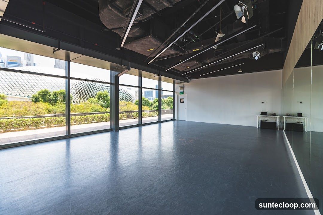 Empty Studio Space with City View