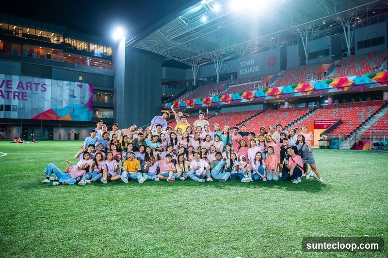 Group Photo at Stadium