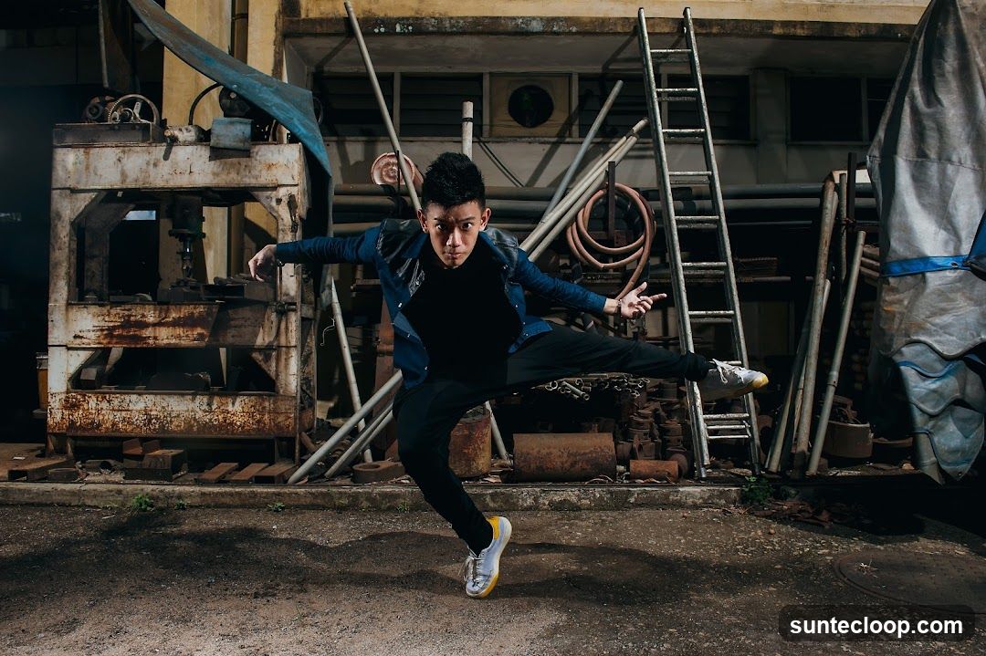 Dancer in Industrial Setting