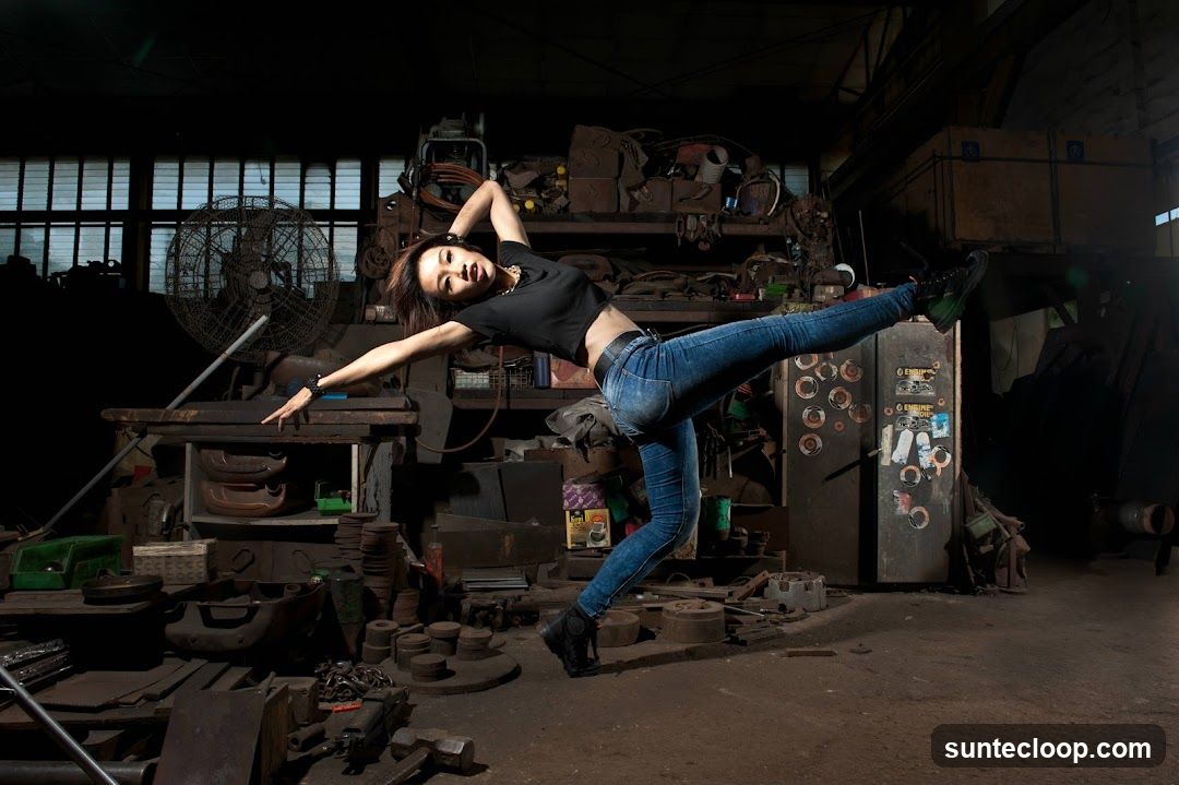 Dancer in a workshop