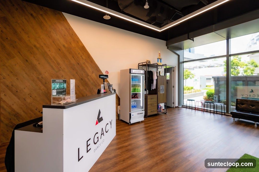 Dance Studio Reception Area