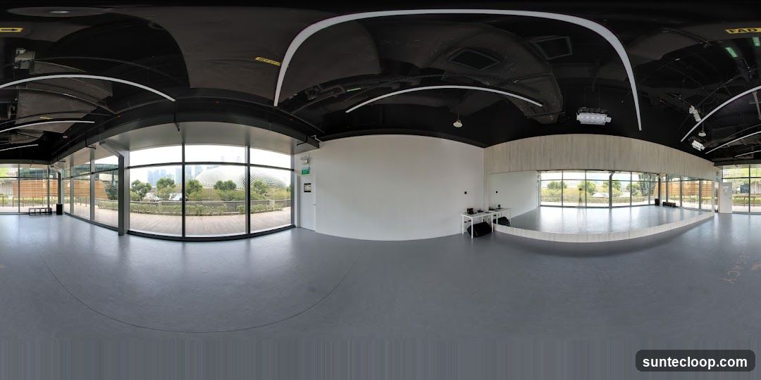 Dance Studio with Large Windows