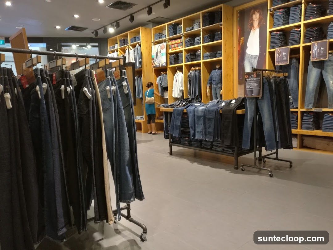 Jeans Store Interior