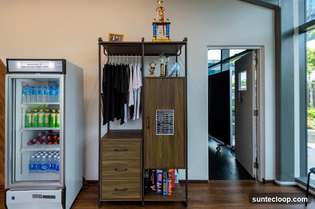 Interior with merchandise display
