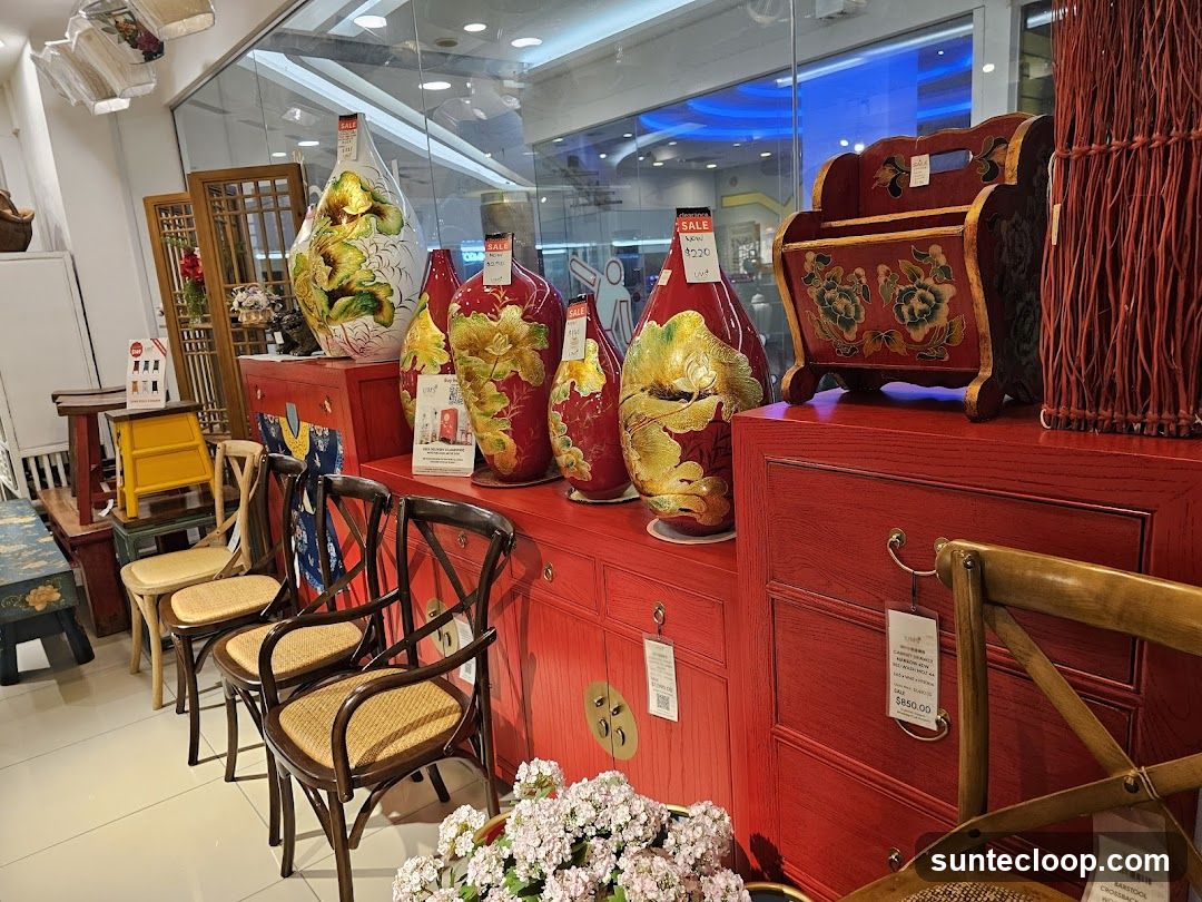Decorative Vases and Furniture