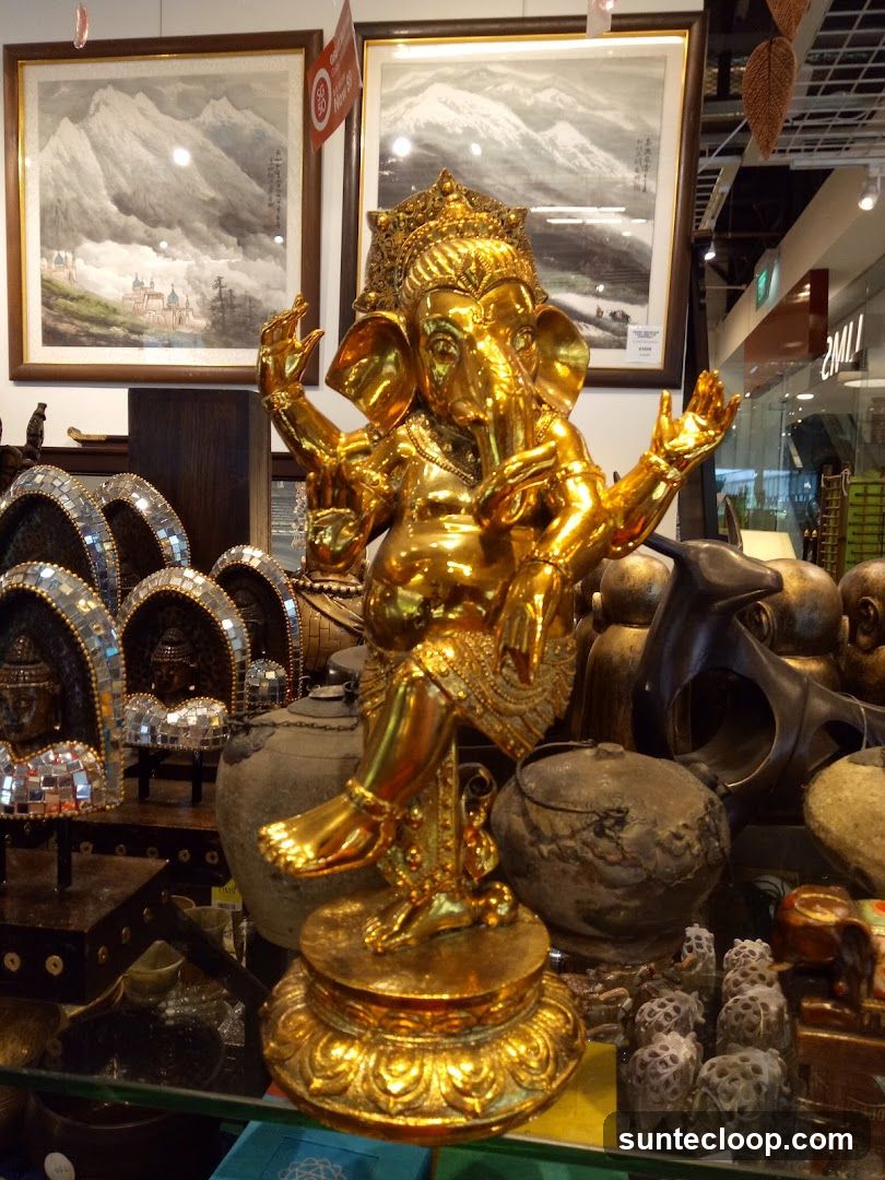 Golden Ganesha Statue