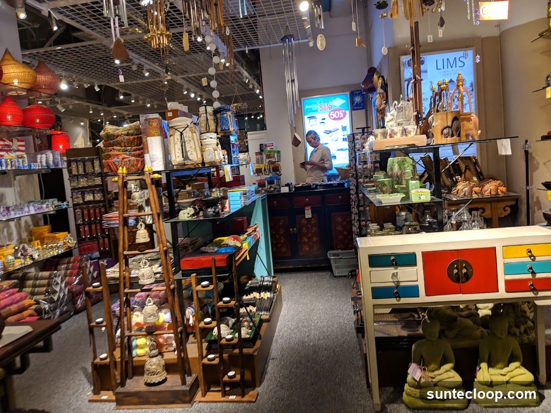 Interior of a gift shop
