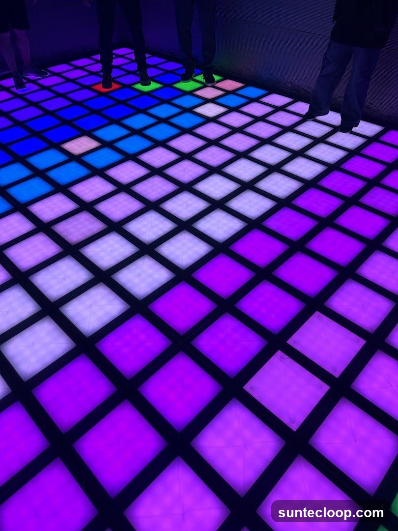 Interactive Light-Up Dance Floor