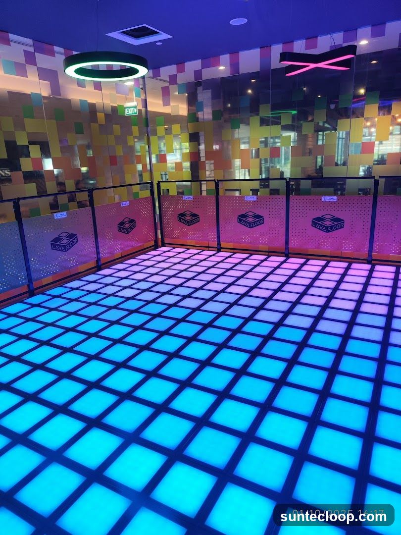 Lava Floor Dance Area