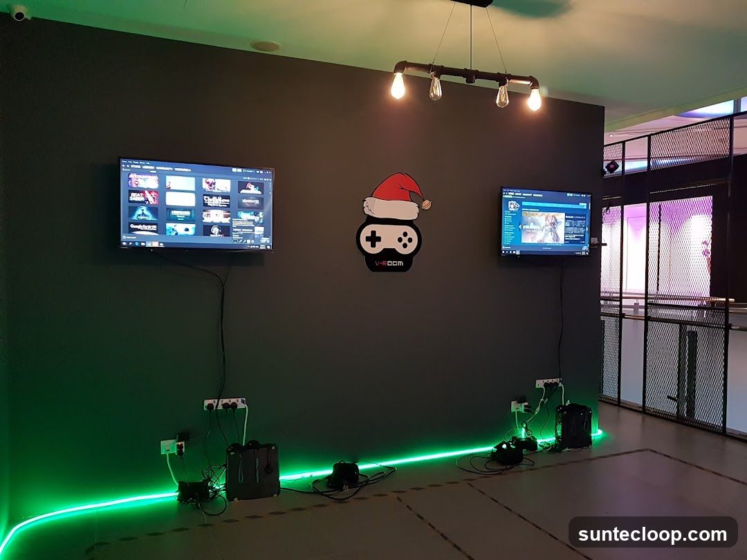 Gaming Room with VR Setups