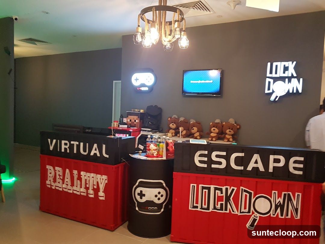 Virtual Reality and Escape Room Entrance
