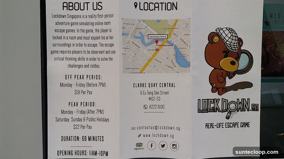 Lockdown Singapore Information Flyer