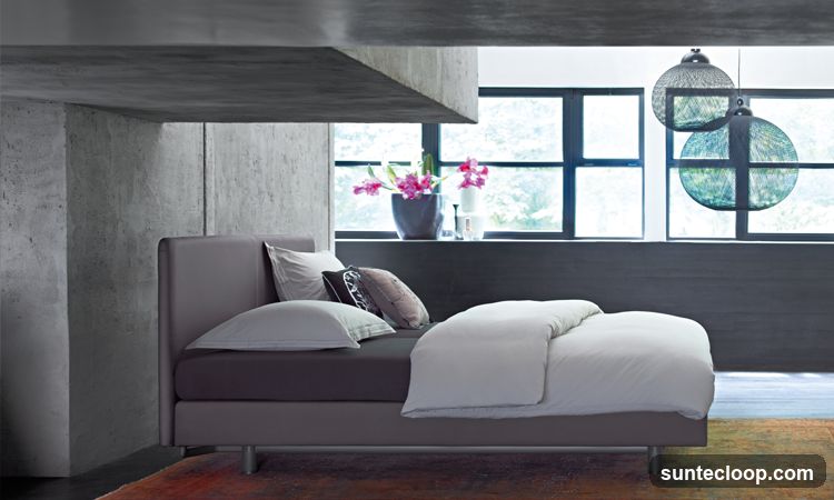 Modern Bedroom with Bed and Window