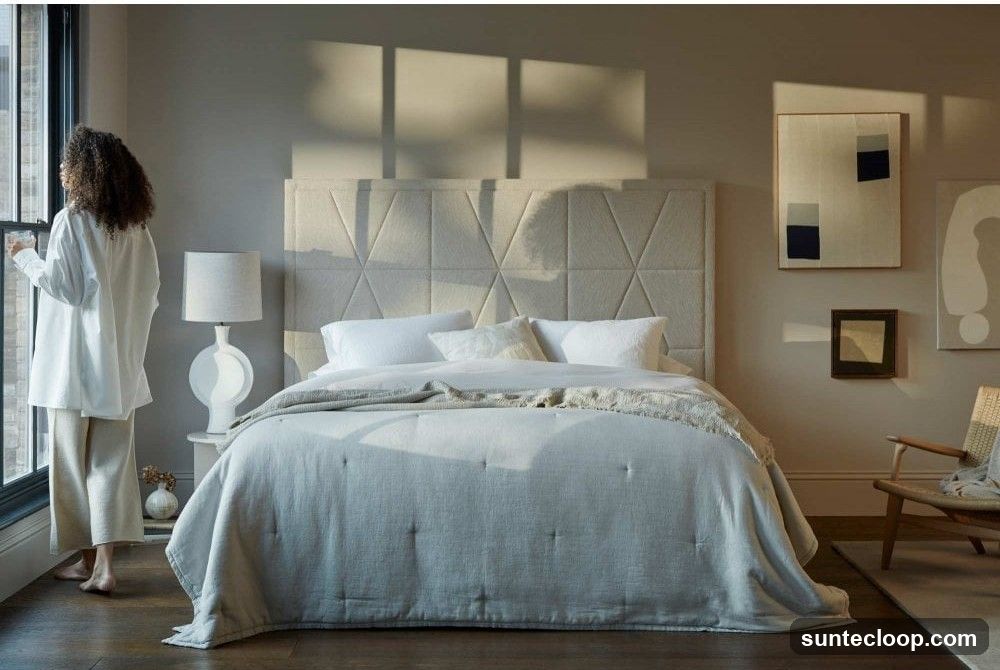 Modern Bedroom with Natural Light