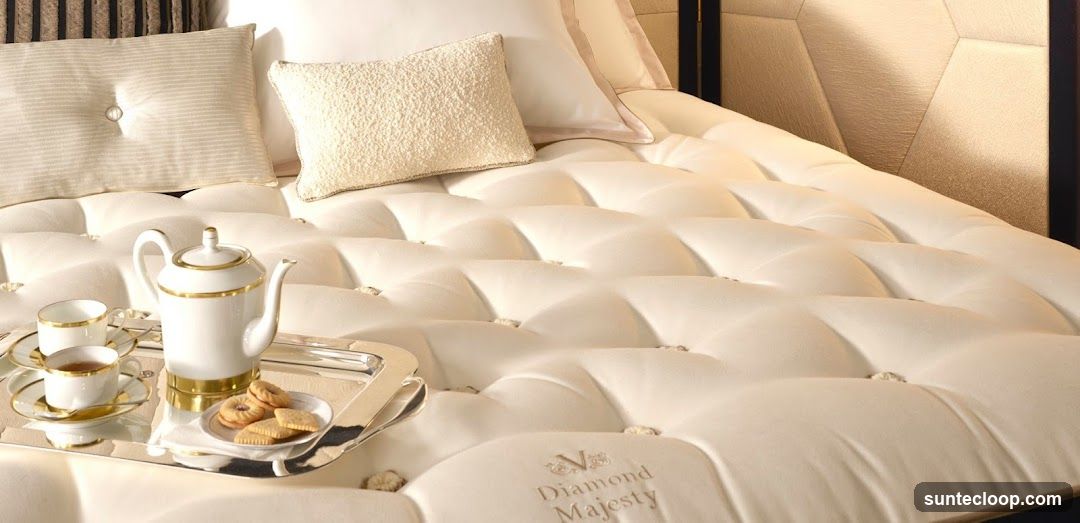 Luxury Bedding with Tea Service