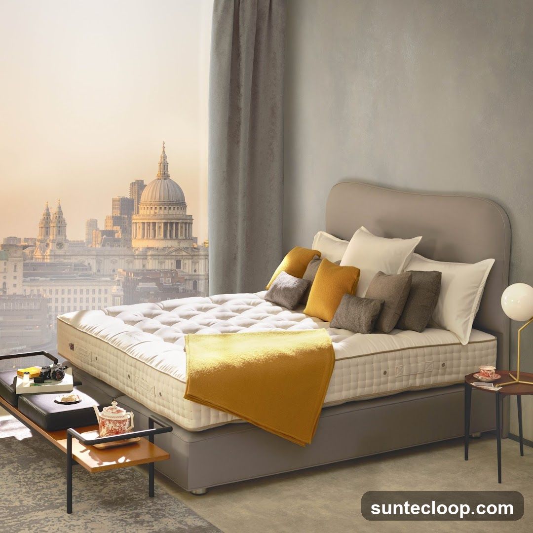 Luxurious Bed with London Skyline View
