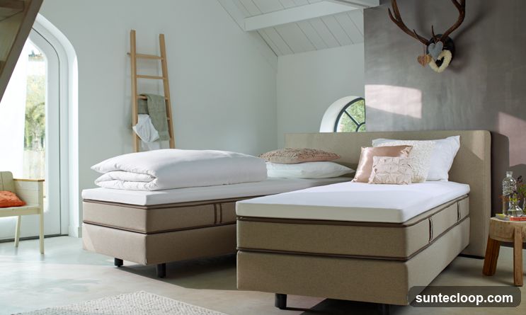 Bedroom with two beds