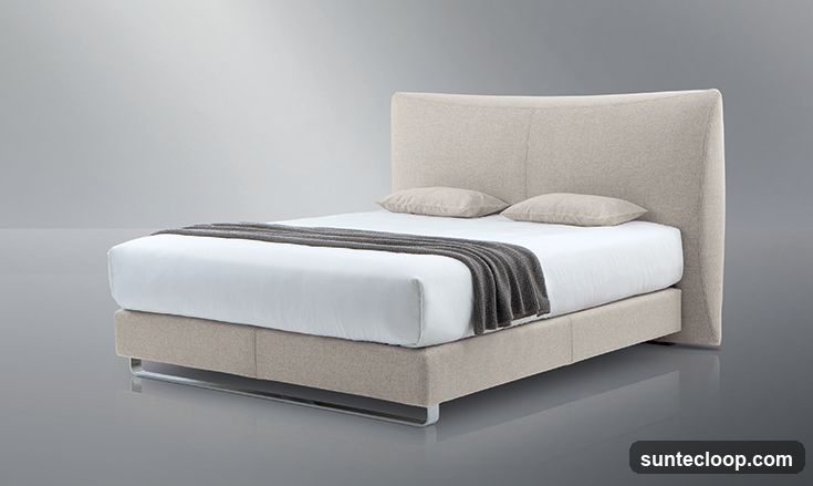 Modern Upholstered Bed Frame