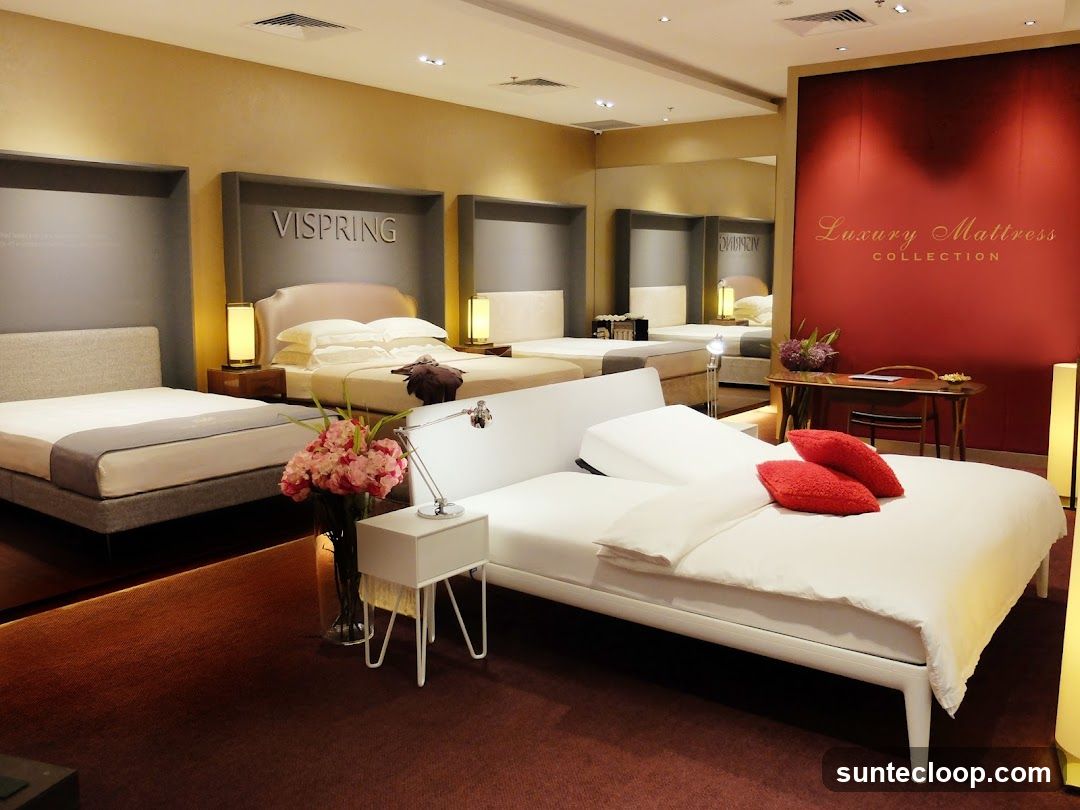 Luxury Mattress Collection Showroom