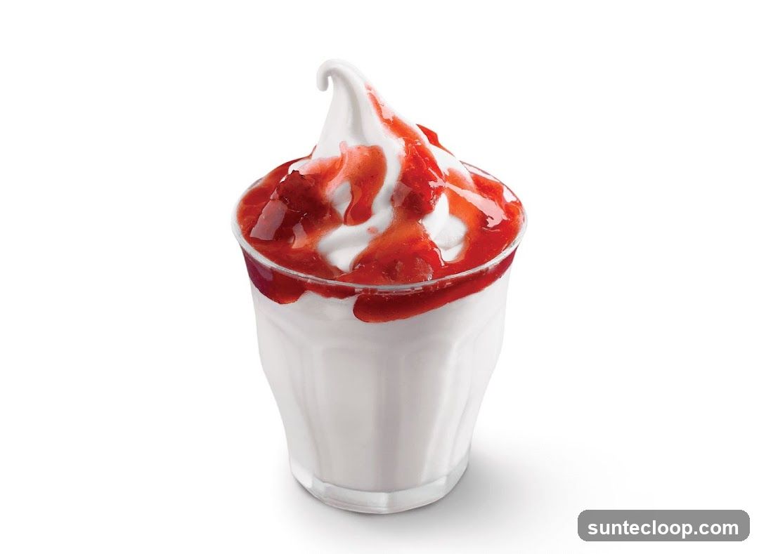Strawberry Soft Serve