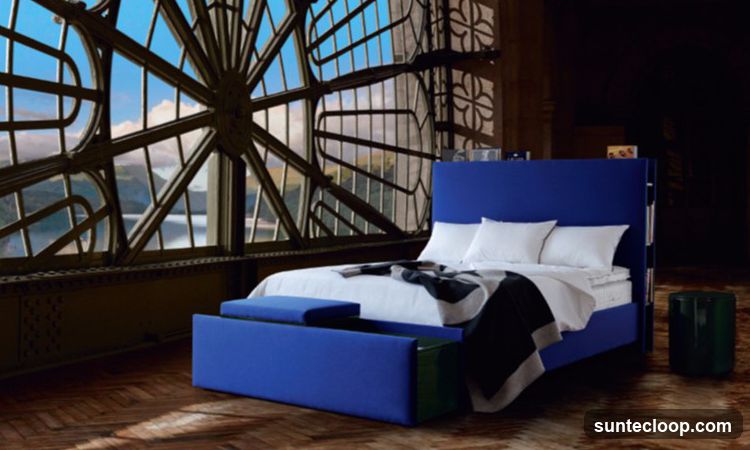 Modern Bedroom with Large Window