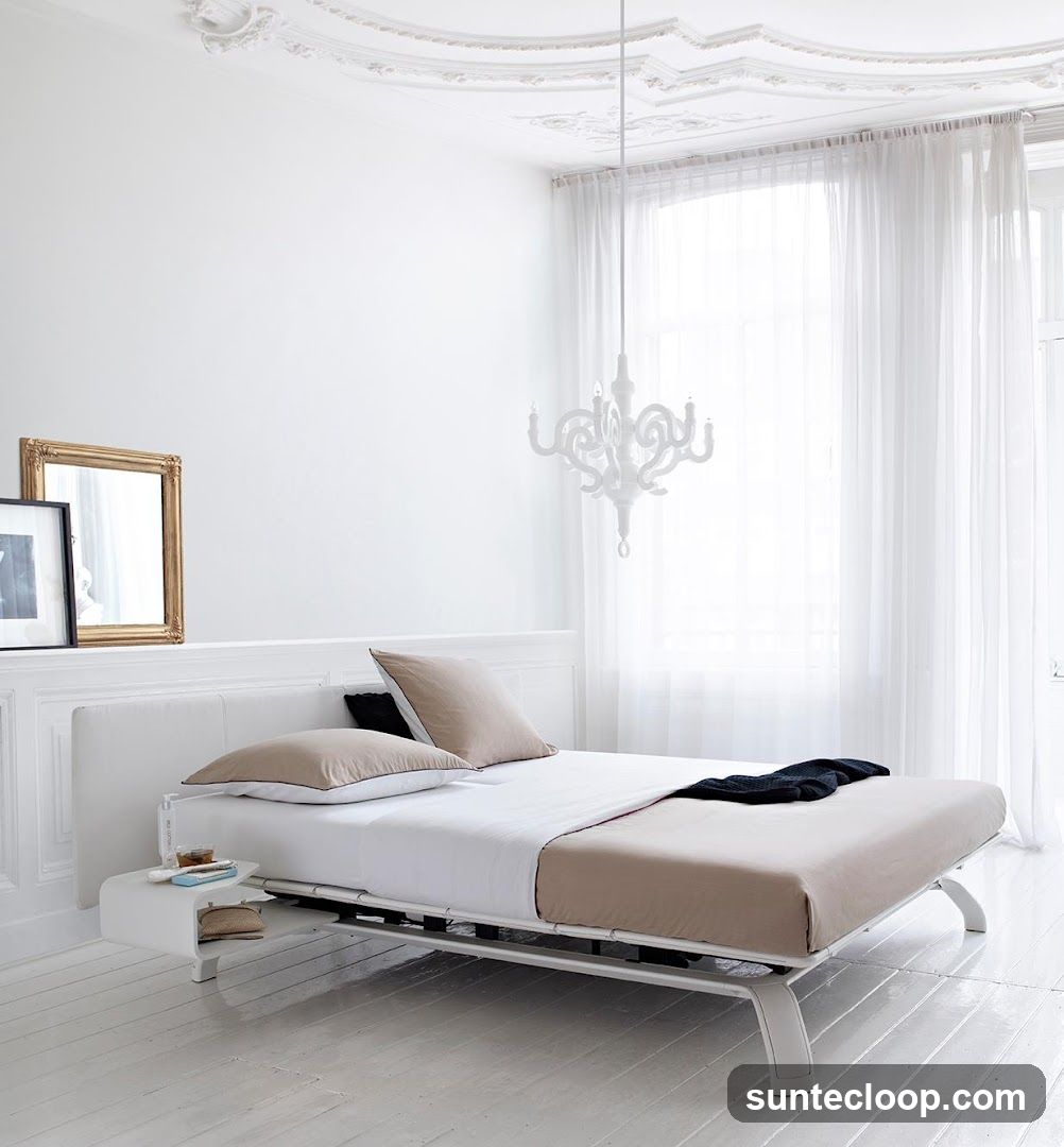 Modern Bedroom with White Accents