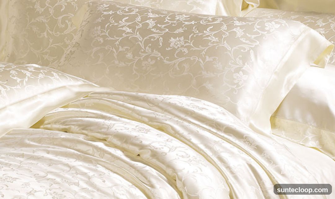 Cream Damask Bedding