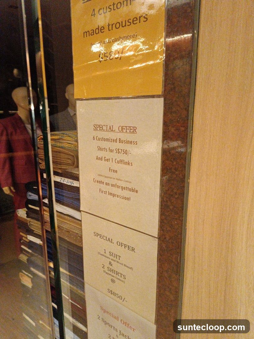 Tailoring Special Offers