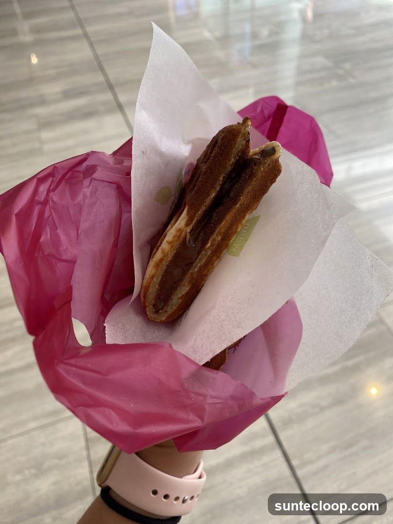 Churro with Chocolate Filling