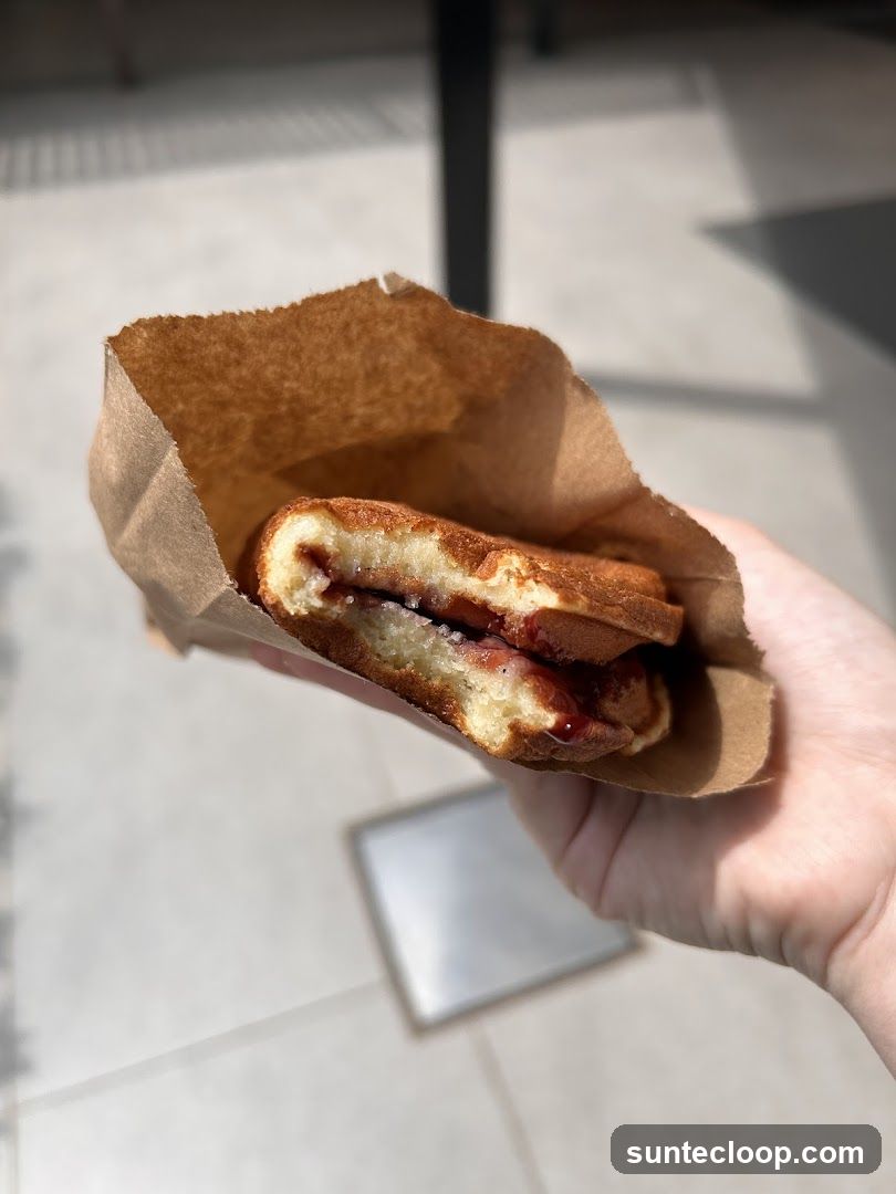 Sweet treat in a paper bag