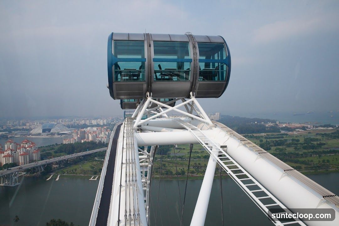 Ferris Wheel Cabin with City View