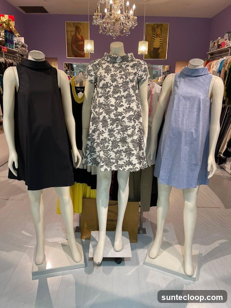 Mannequins in Dresses