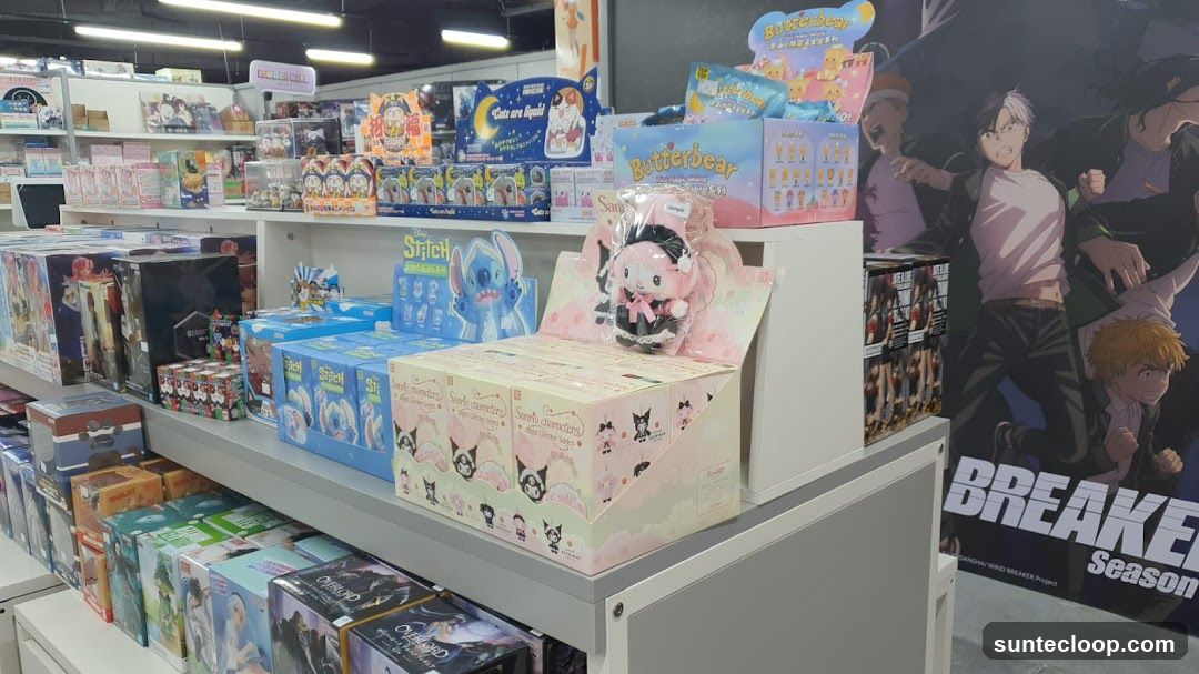 Anime and Collectible Store Display