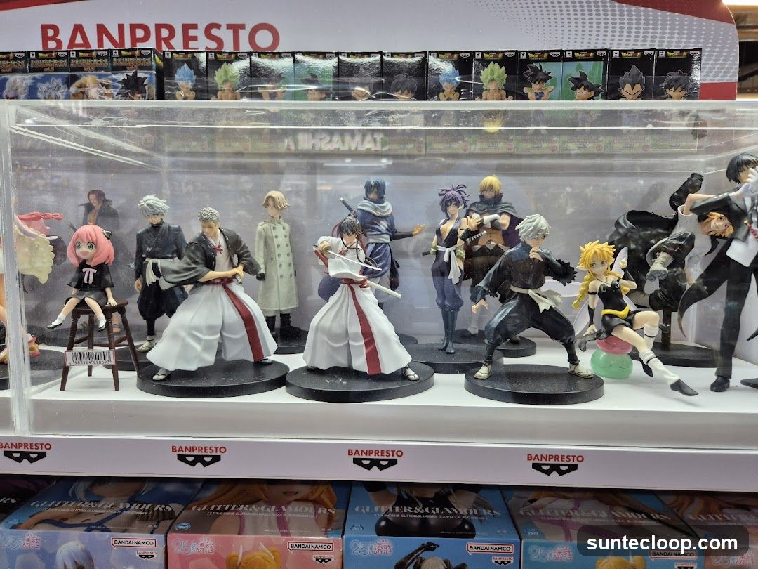Anime Figurines Display