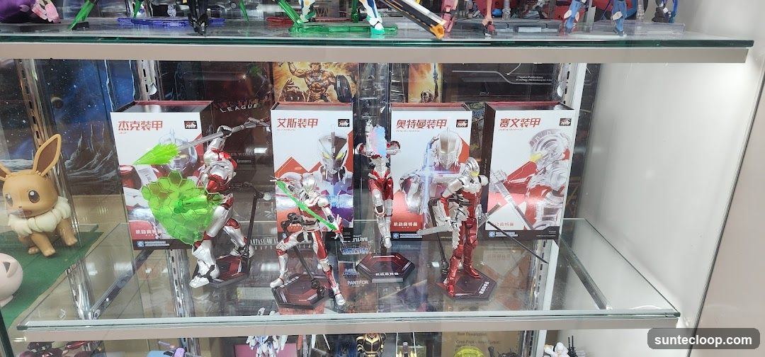 Display of Action Figures