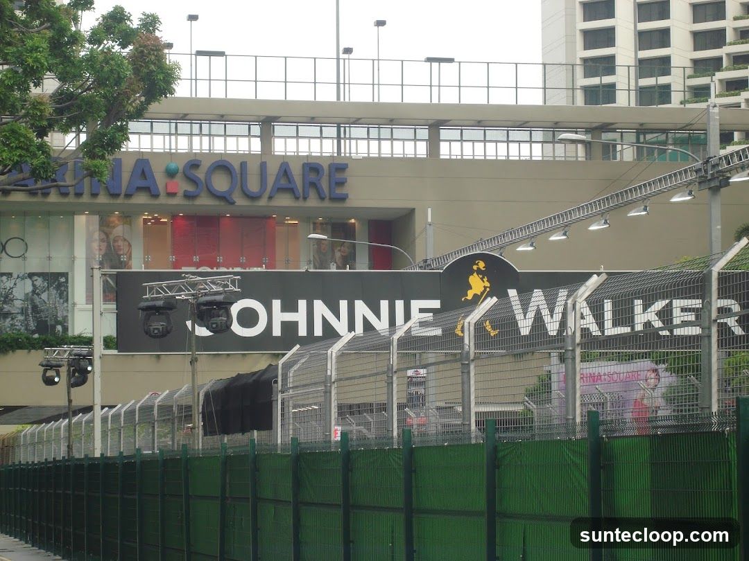 Marina Square and Johnnie Walker Signage