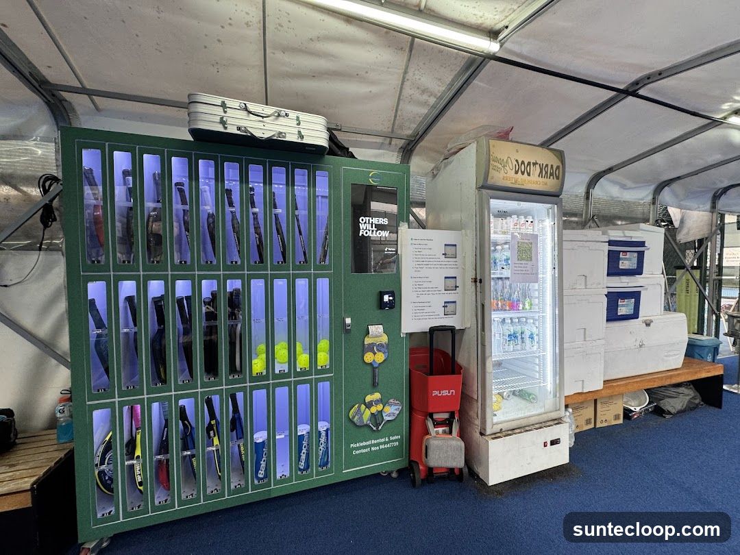Sports Equipment and Refreshment Vending
